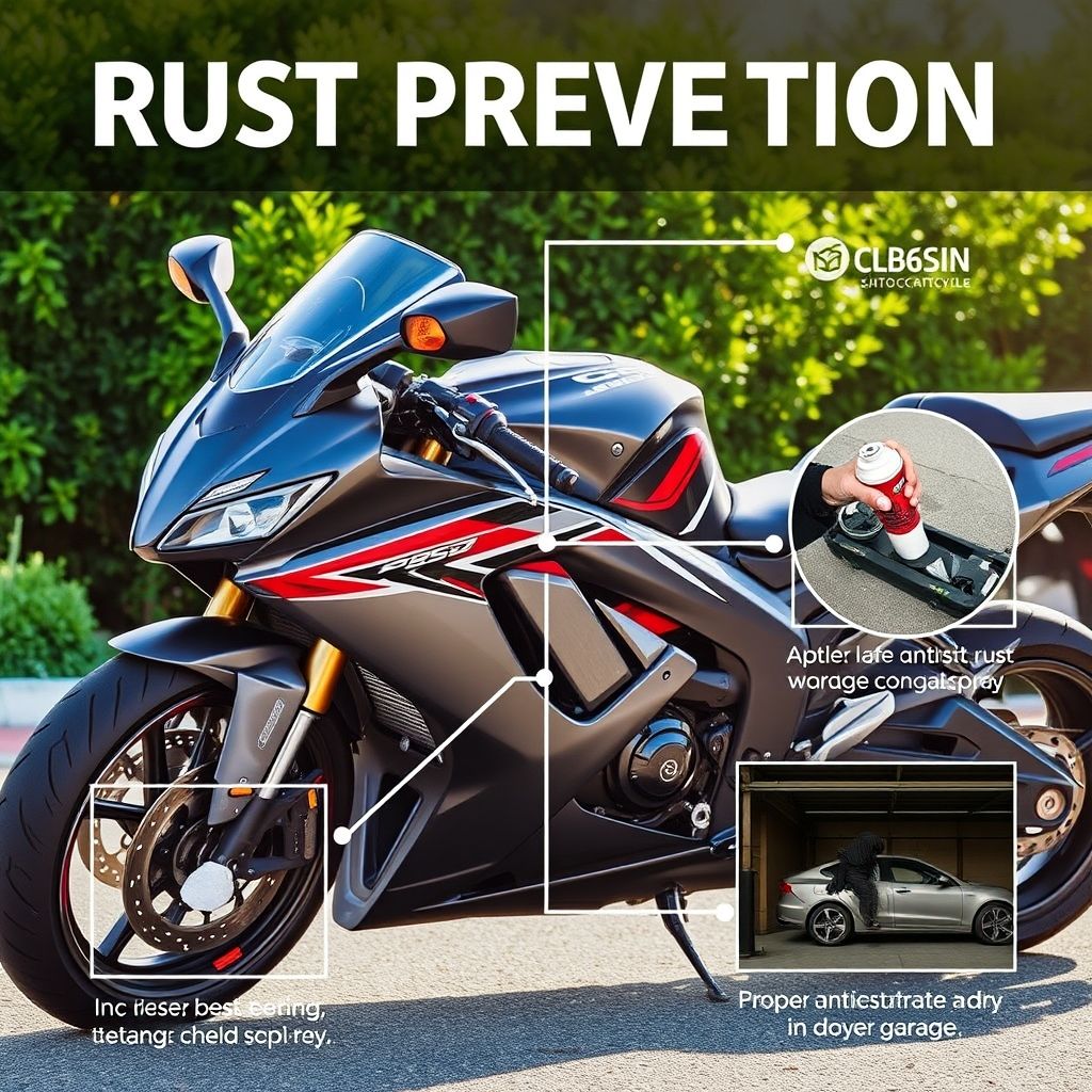 วิธีป้องกันสนิม CBR650R